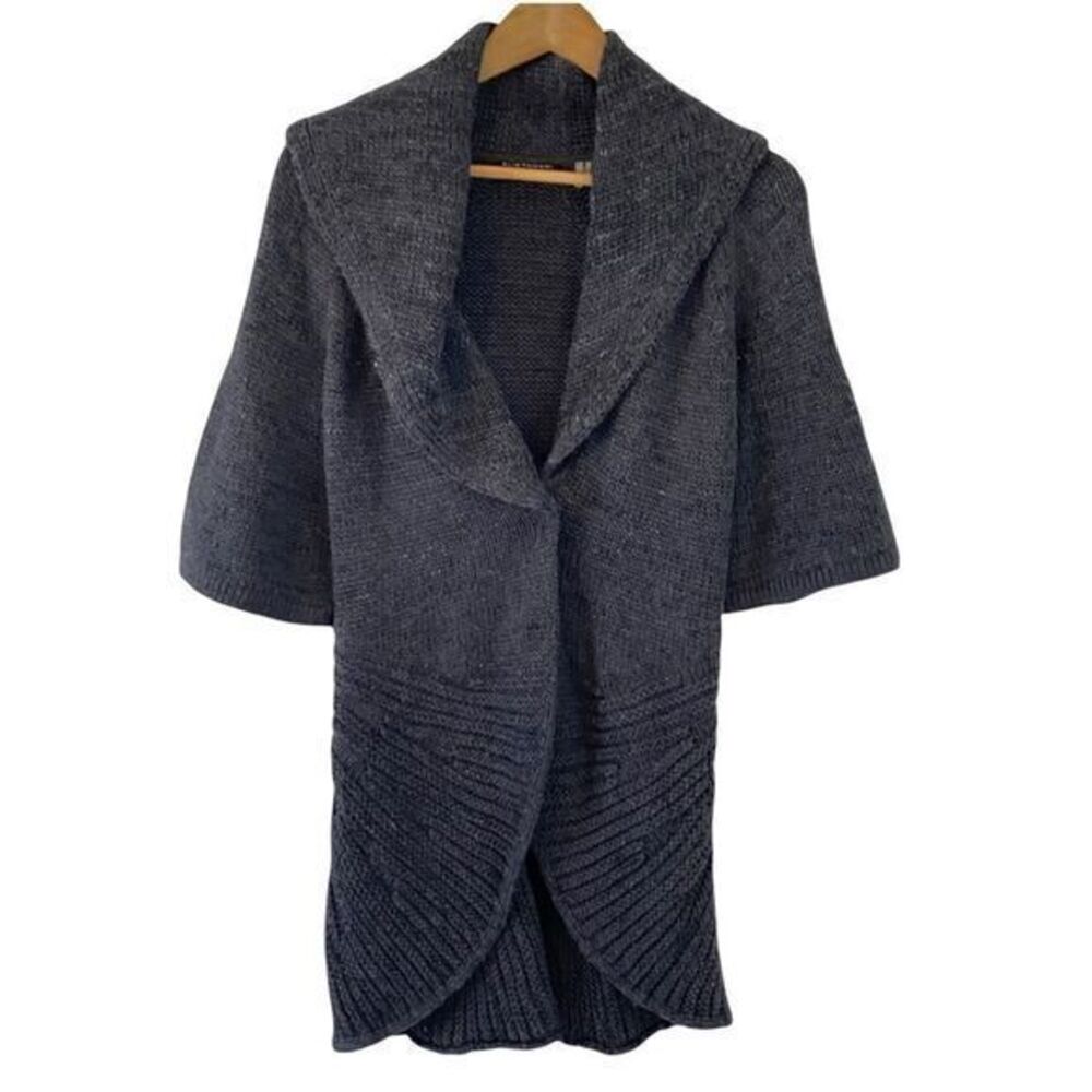 Elie Tahari Shawl Collar Wool Blend Cardigan